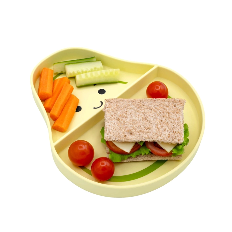 PLATO DE SILICONA CON SUCCION - PALTA - 2