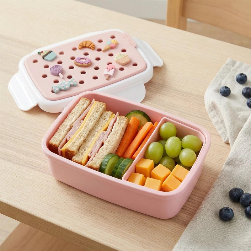 LONCHERA BENTO BOX 880 ML CHARM -DULCES - 3