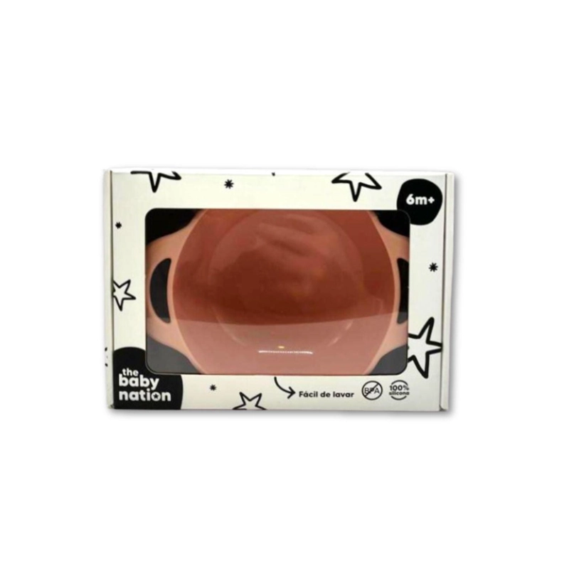 BOWL DE SILICONA CON SUCCION ROSADO - 3