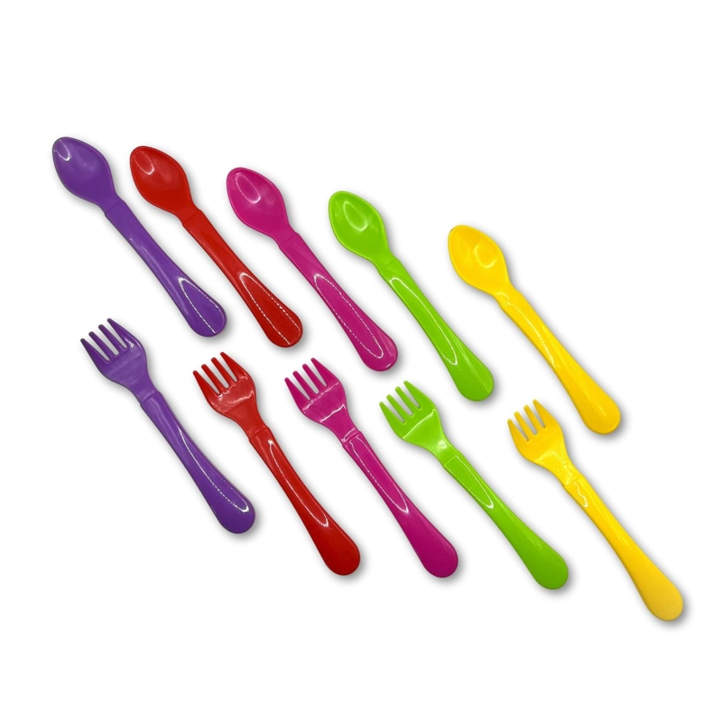 PACK DE 10 CUBIERTOS DE PLASTICO - 3
