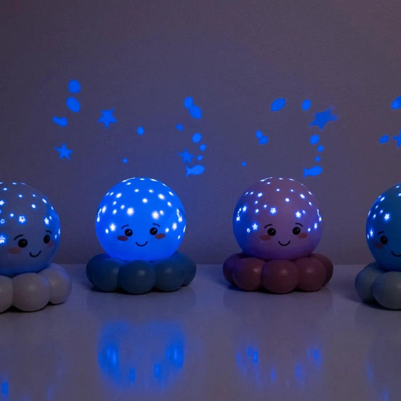 LUZ NOCTURNA PULPO TWINKLES TO GO AZUL - 5
