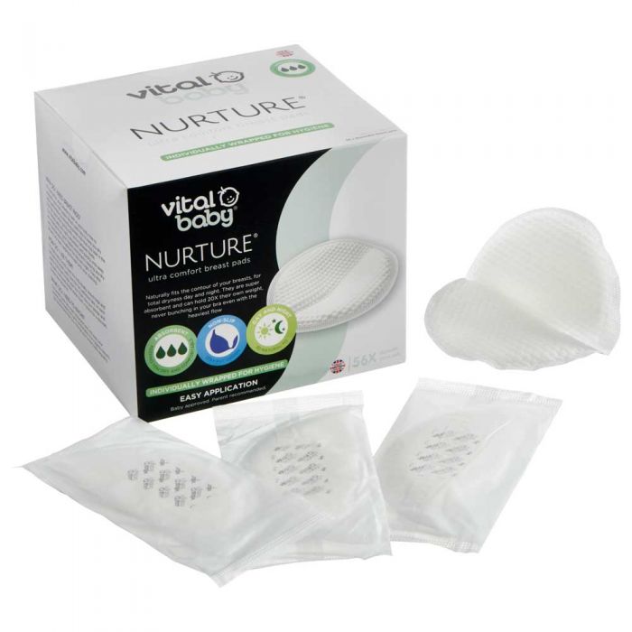 ABSORBENTES DE LECHE VITAL BABY BLANCO ULTRACONFORT. 56 UDS - 1