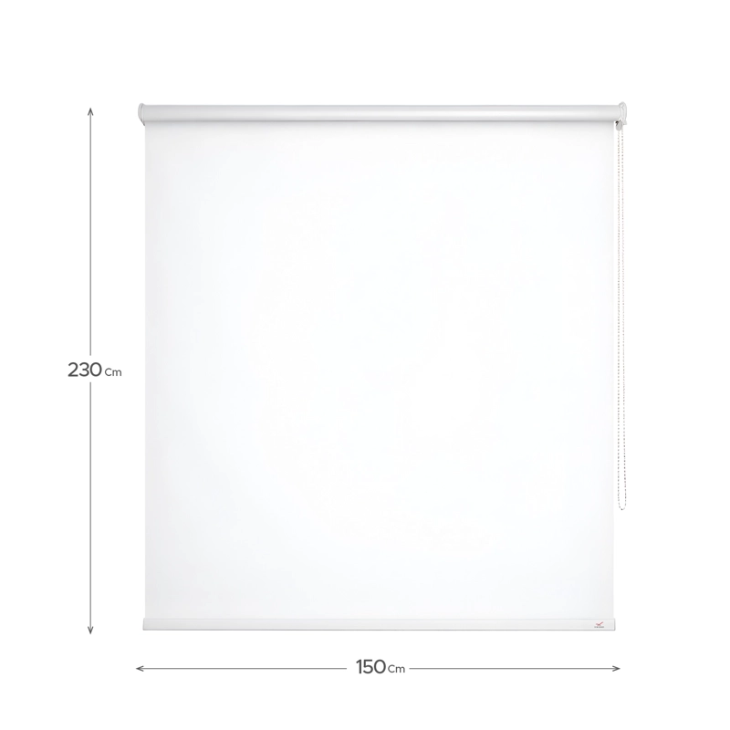 Cortina Blackout Bicolor Blanca 150x230cm Vincenzi - 2