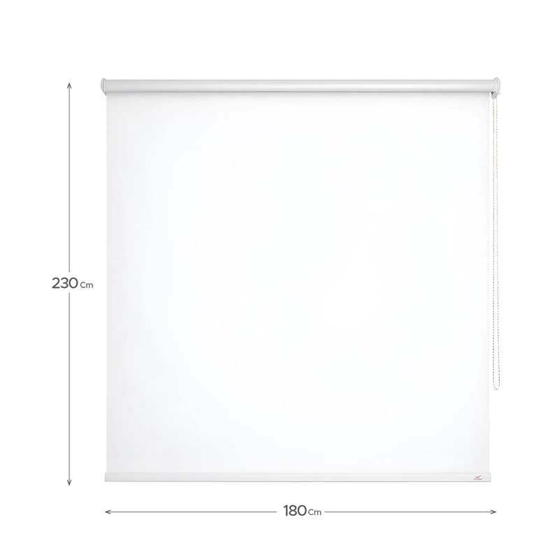 Cortina Roller Blackout Bicolor Blanca 180x230cm Vincenzi - 2
