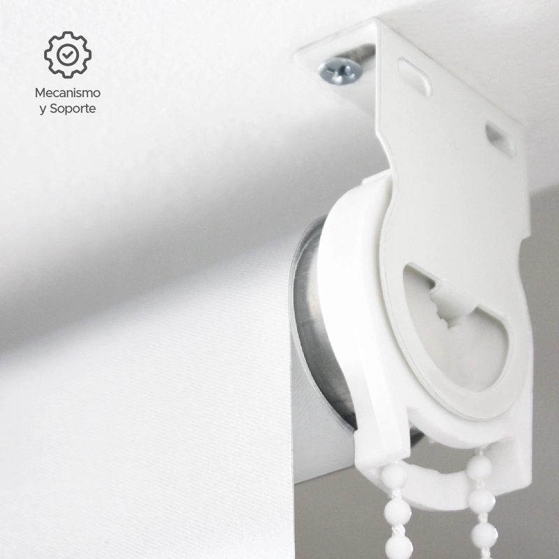 Cortina Roller Blackout Bicolor Blanca 180x230cm Vincenzi - 4