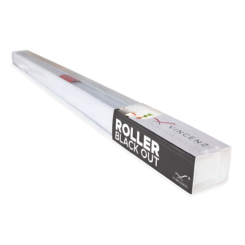Cortina Roller Blackout Bicolor Blanca 180x230cm Vincenzi - 9