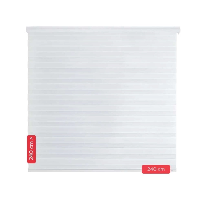 CORTINA ROLLER DUO EN COLOR BLANCO 240X240CM - 3