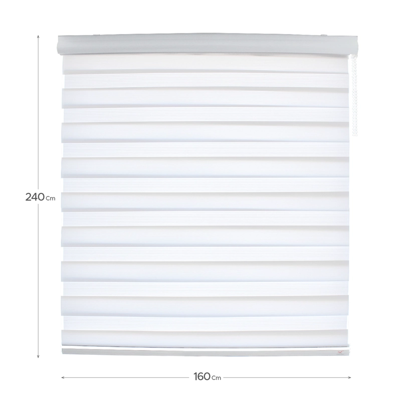 CORTINA ROLLER DUO BLANCA 160X240CM - 2