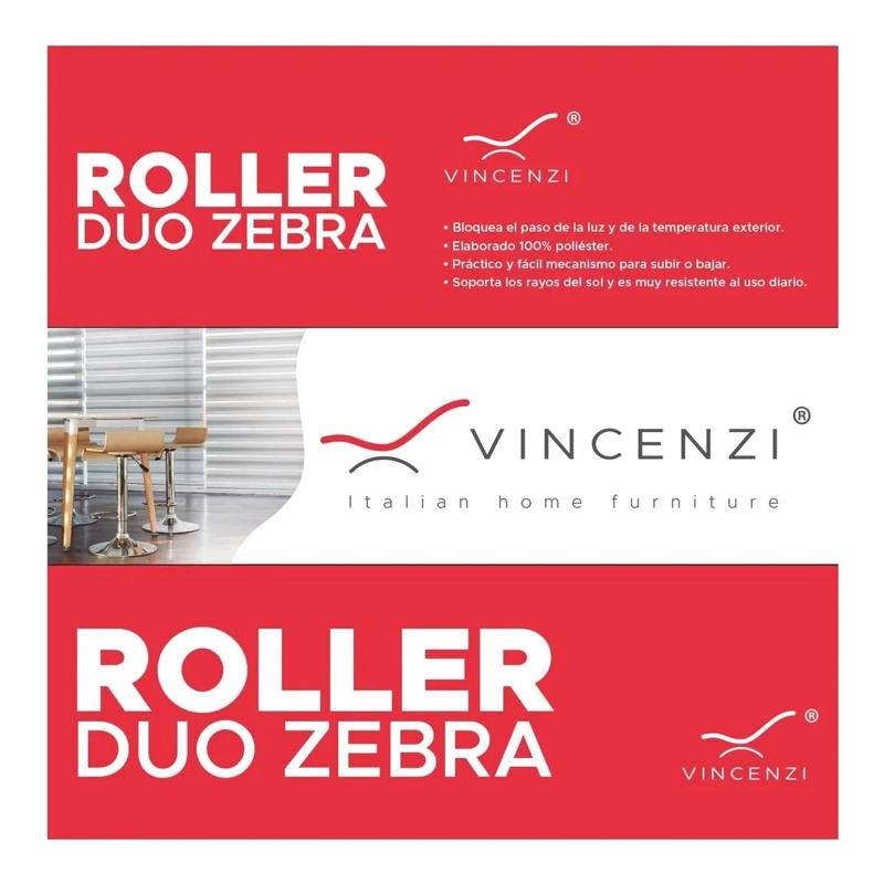 CORTINA ROLLER DUO GRIS PEPPER 220X240CM - 9