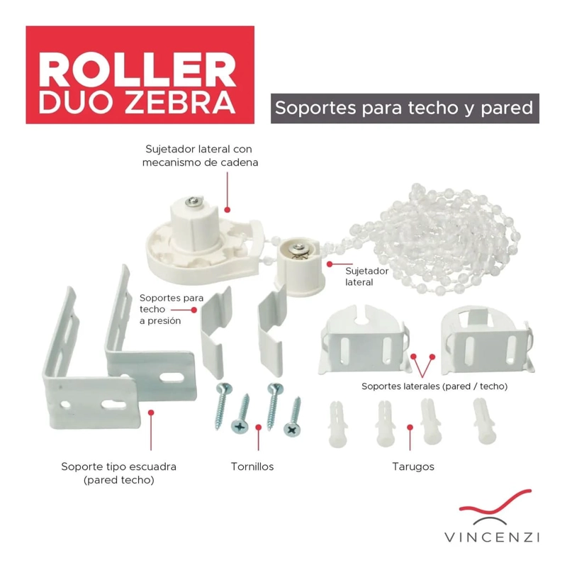 CORTINA ROLLER DUO GRIS PEPPER 220X240CM - 10