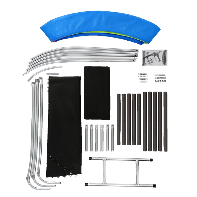 CAMA ELÁSTICA 14 FT 4,27 MTS GLOWUP + MALLA Y ESCALERA - 13