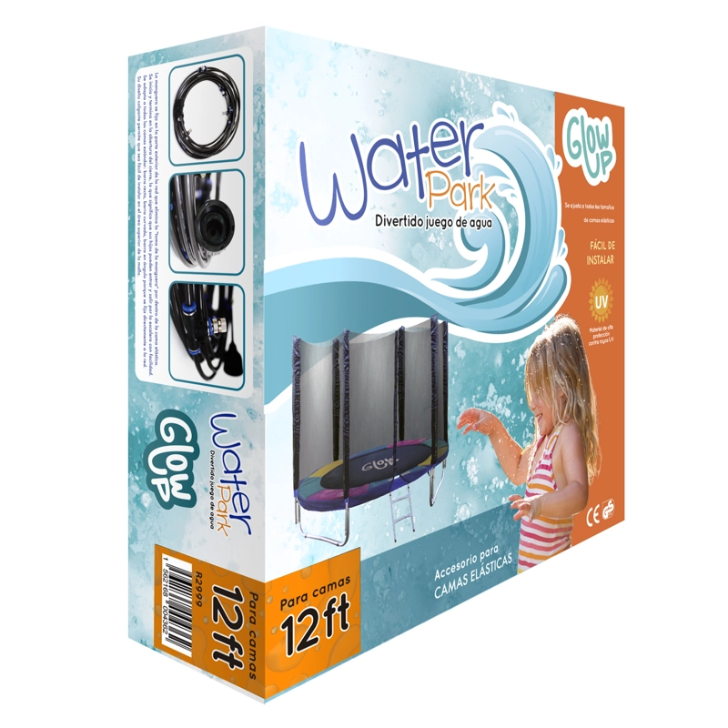 ROCIADOR CAMA ELÁSTICA GLOWUP WATERPARK 12 FT - 1