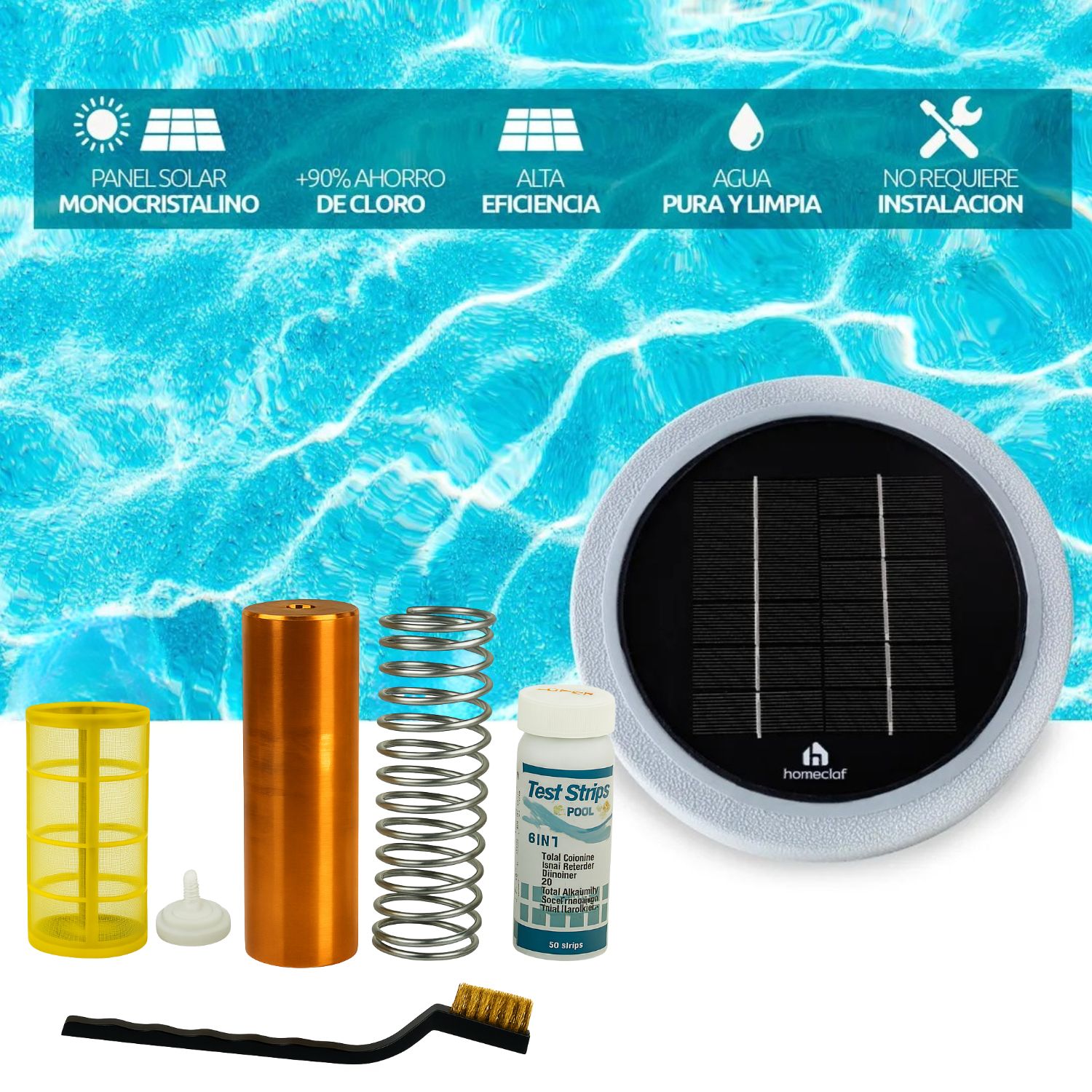 IONIZADOR SOLAR PISCINA HOMECLAF - 4
