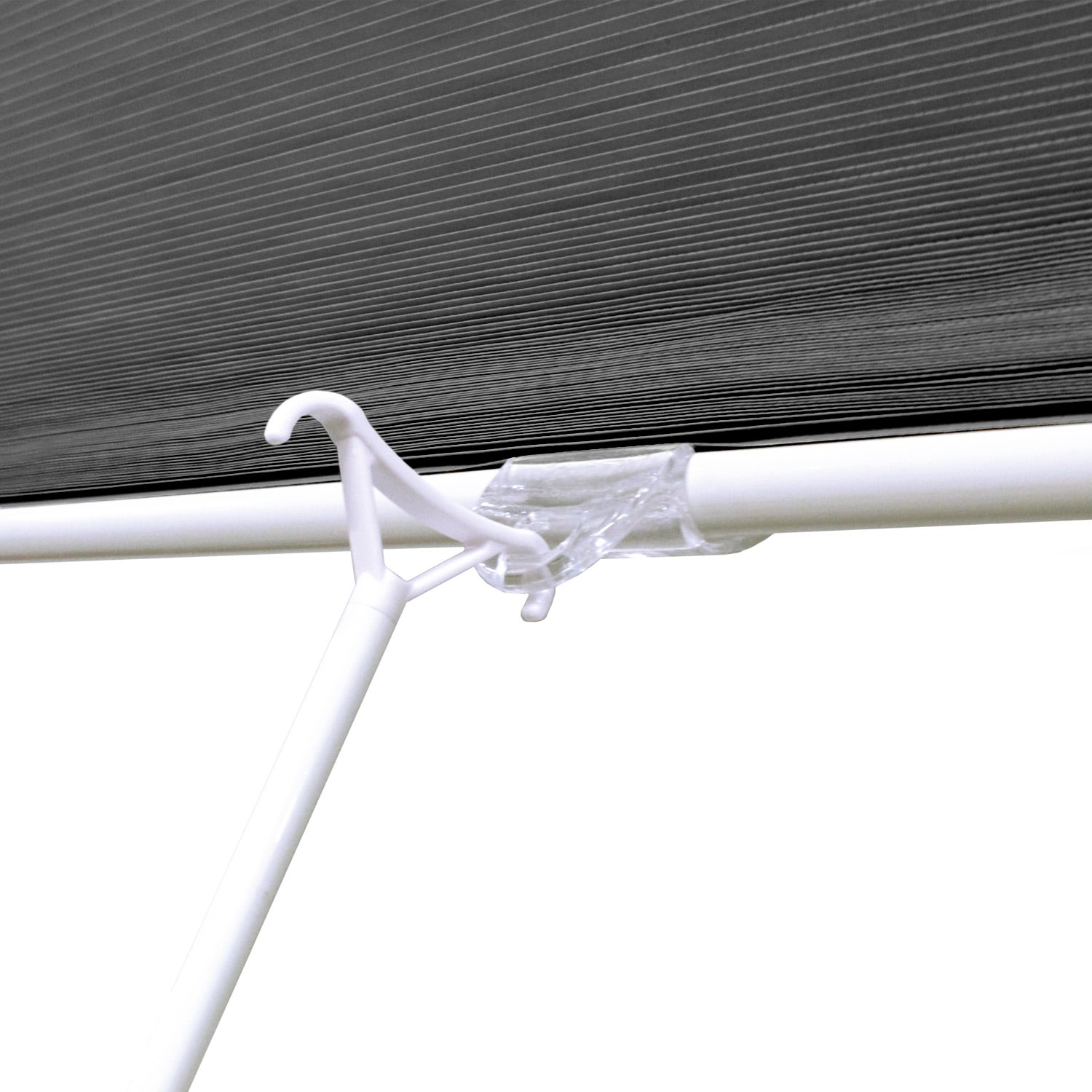 Cortina Honeycomb Termoacústica bloquea sonidos con Protección UV 160x160 cm Gris - 6