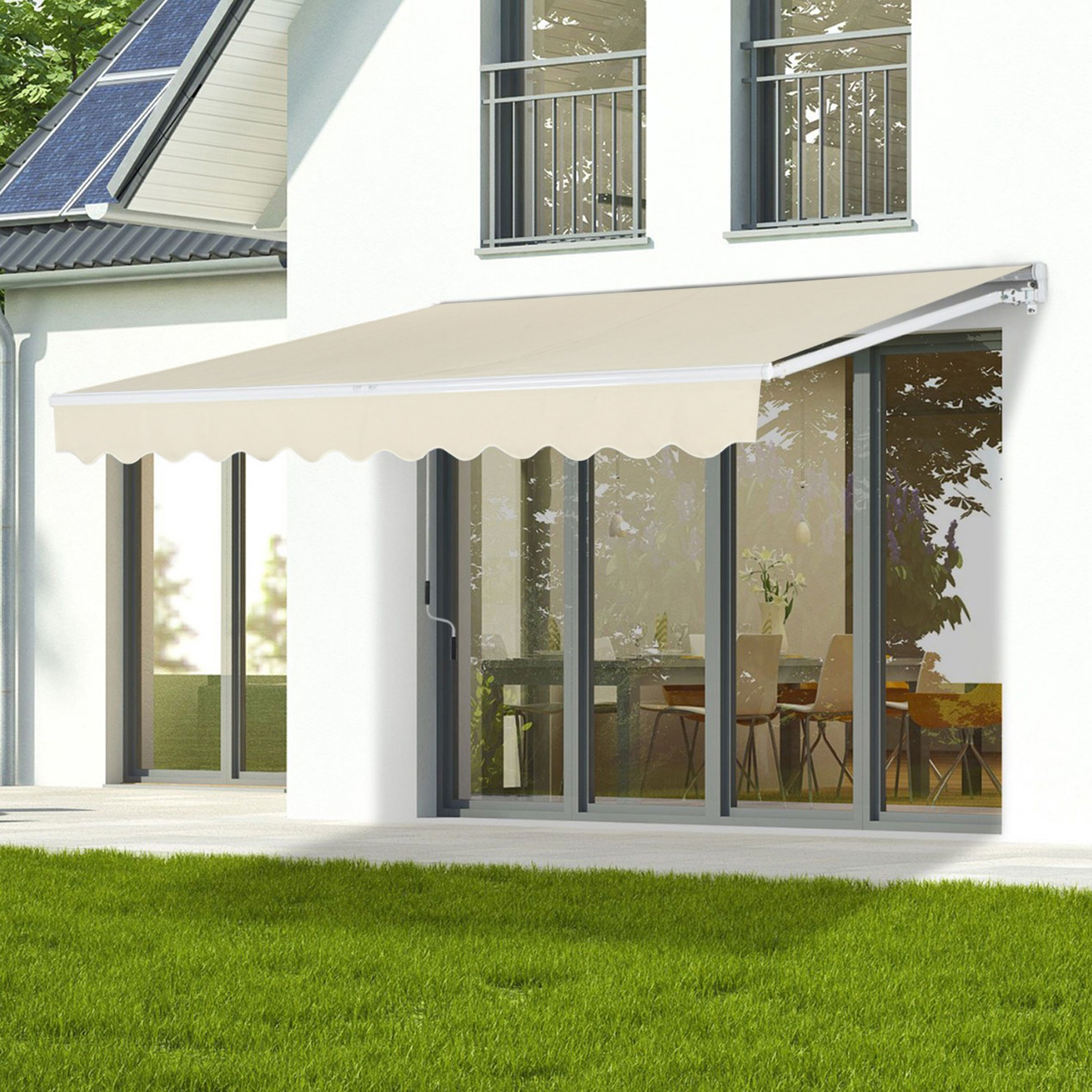 TOLDO BRAZO RETRACTIL 300X250CM BEIGE VINCENZI - 8