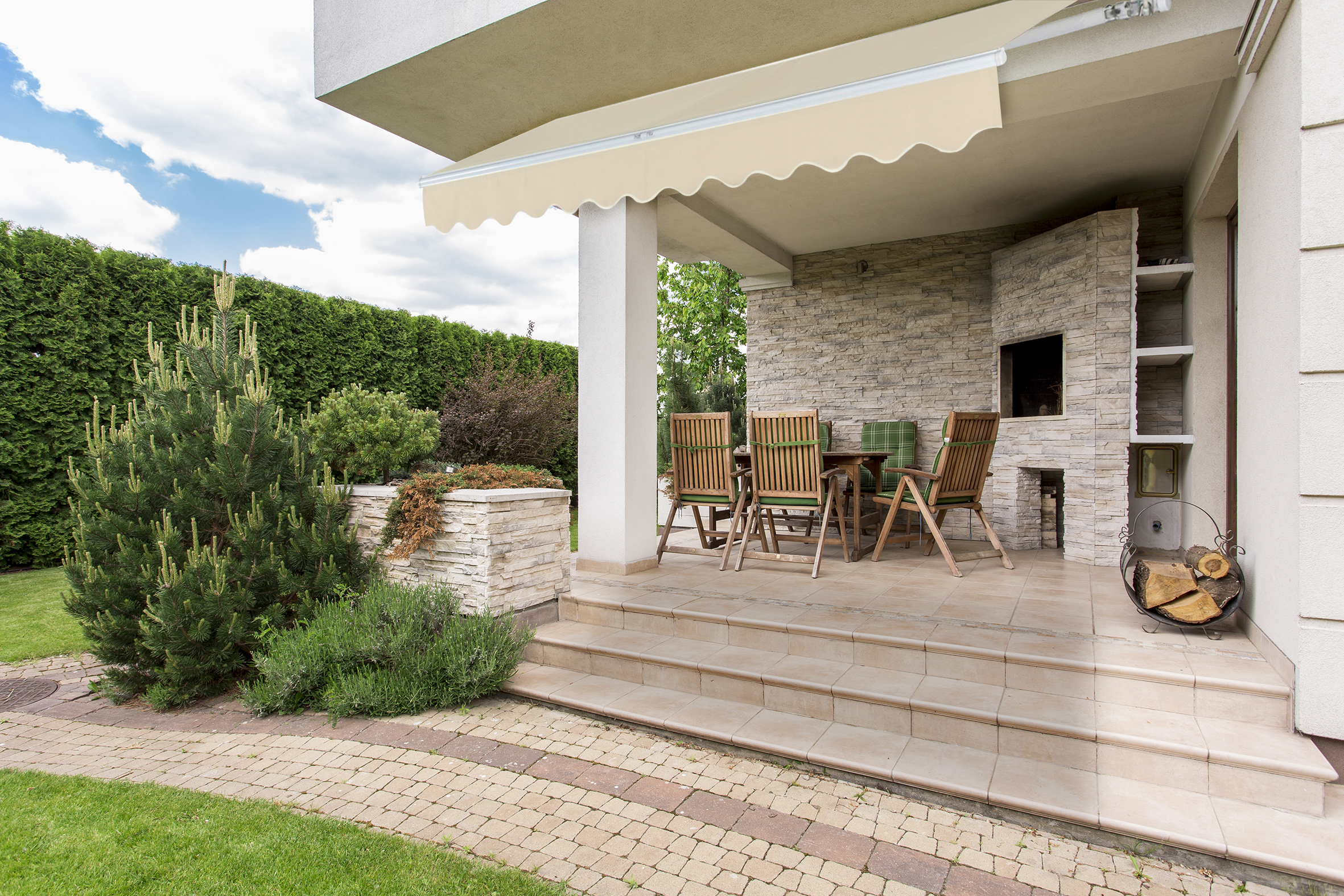 TOLDO BRAZO RETRACTIL 300X250CM BEIGE VINCENZI - 9