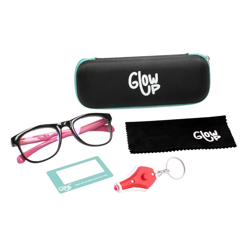 LENTES INFANTIL FILTRO LUZ AZUL BLACK ROSE - 1