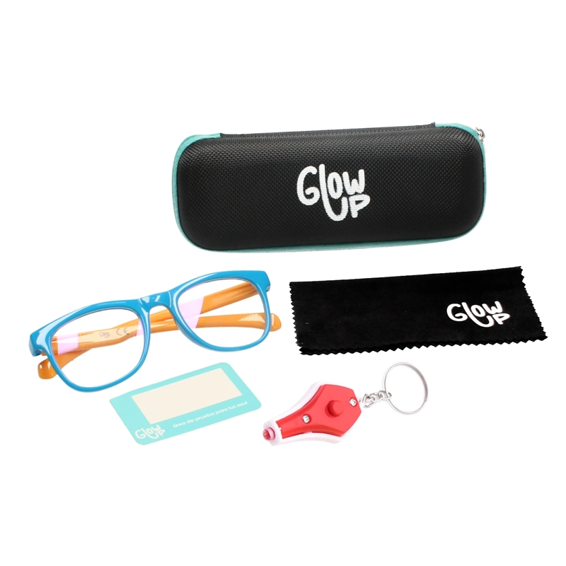 LENTES INFANTIL FILTRO LUZ AZUL ROSE - 1