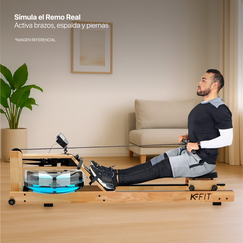 MÁQUINA K-FIT REMADORA BOGADORA DE AGUA VALENT - 6