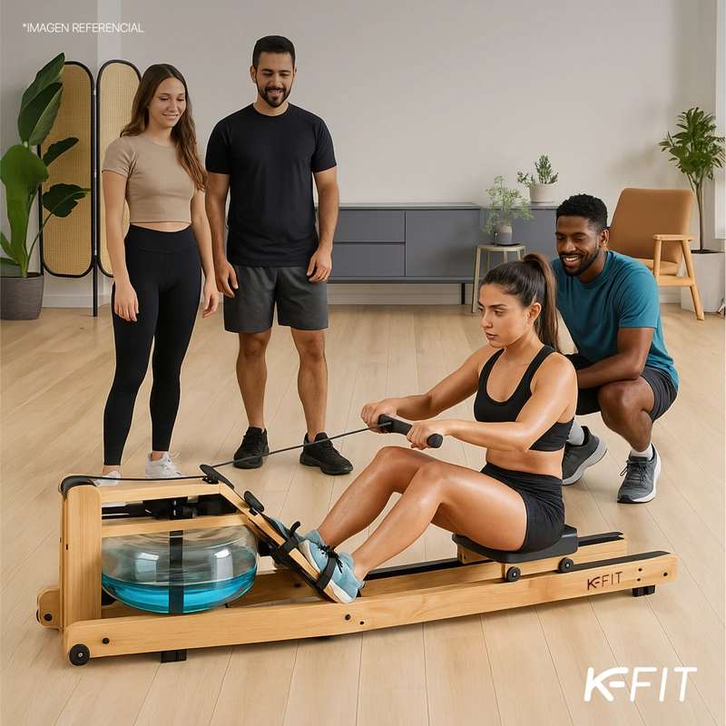 MÁQUINA K-FIT REMADORA BOGADORA DE AGUA VALENT - 8