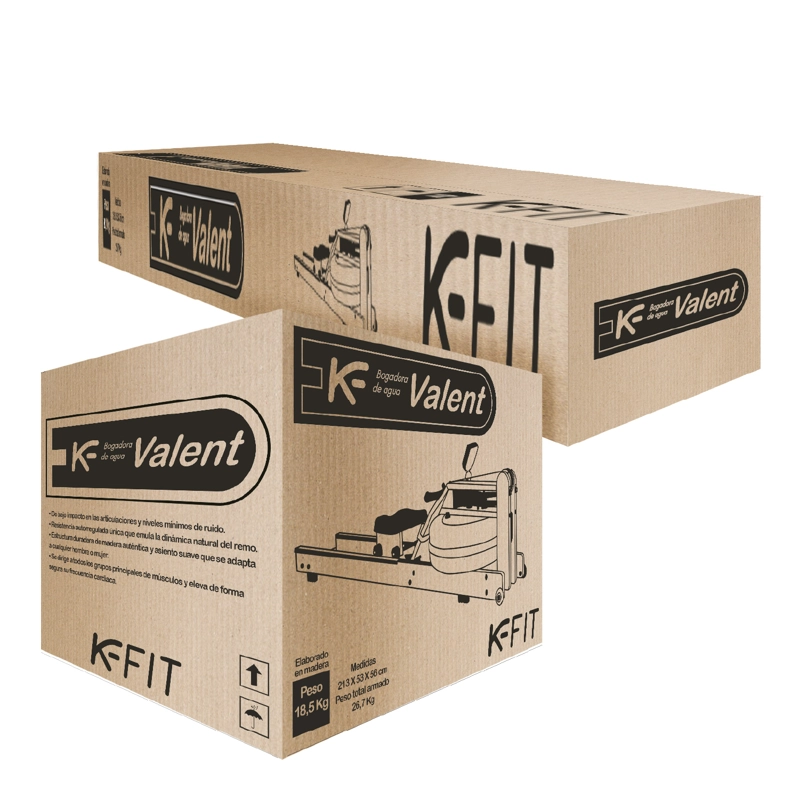 MÁQUINA K-FIT REMADORA BOGADORA DE AGUA VALENT - 9