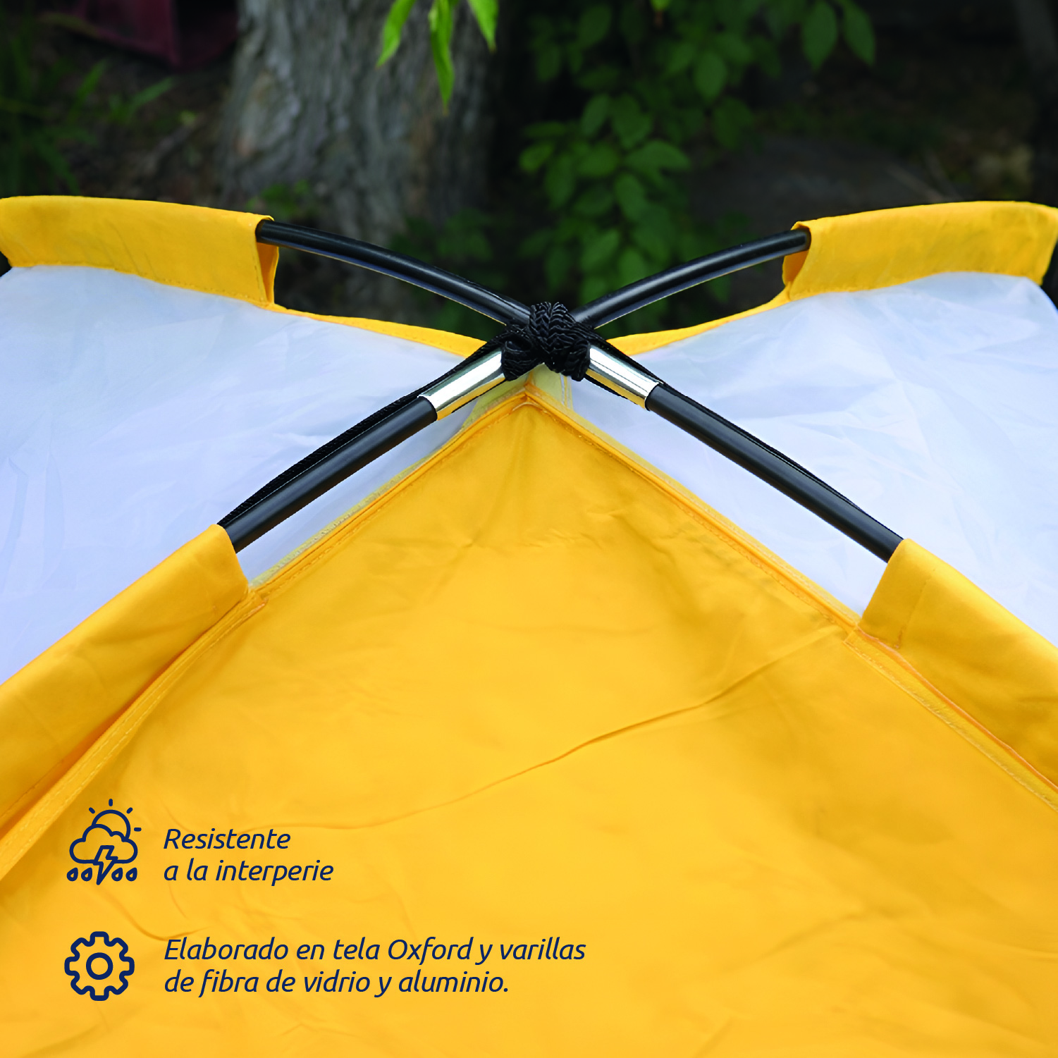 Baño Químico Portátil con Carpa y Ducha Solar 20 L para Camping - 6