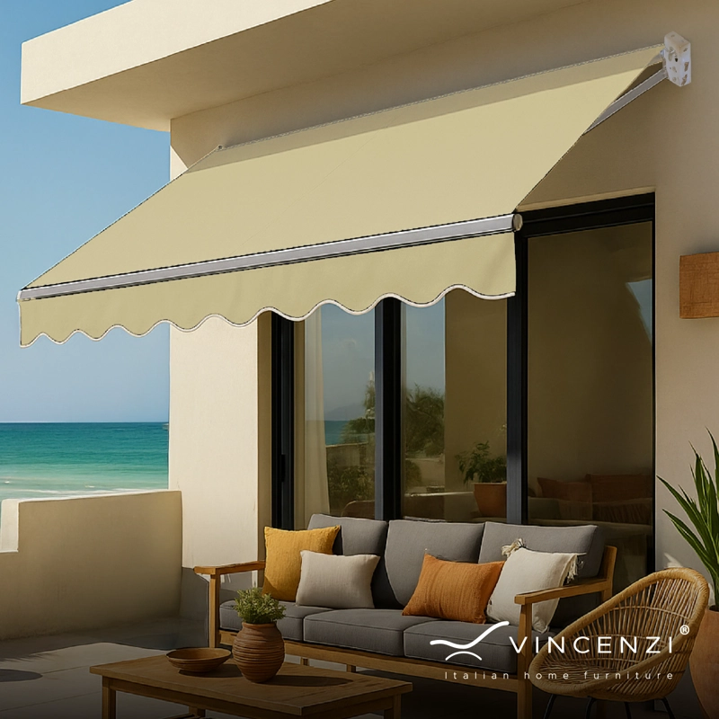 TOLDO CON BRAZO RETRACTIL TERRAZAS 2 X 1.5 MTS BEIGE - 7