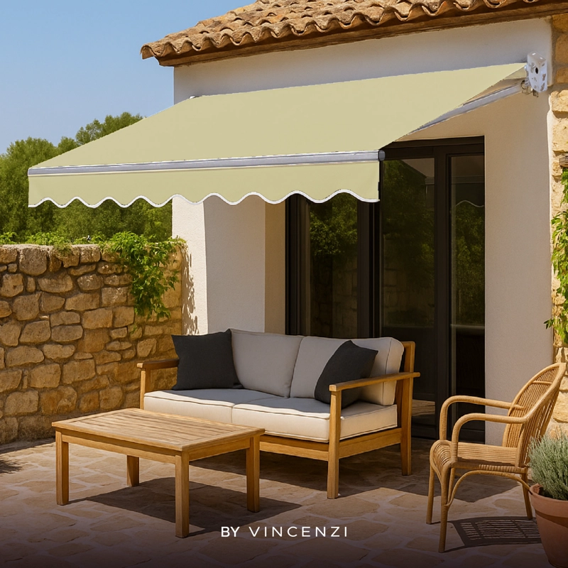 TOLDO CON BRAZO RETRACTIL TERRAZAS 2 X 1.5 MTS BEIGE - 8