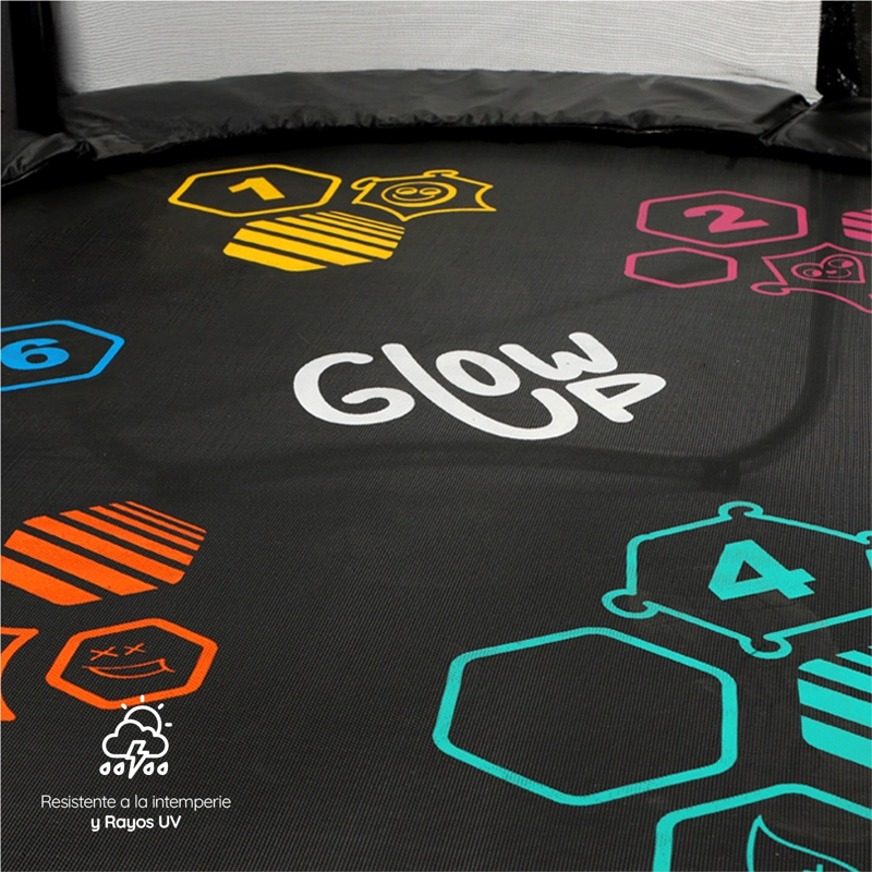 Cama elástica 6ft 183mt edición ltda con Juegos agua GlowUp - 7