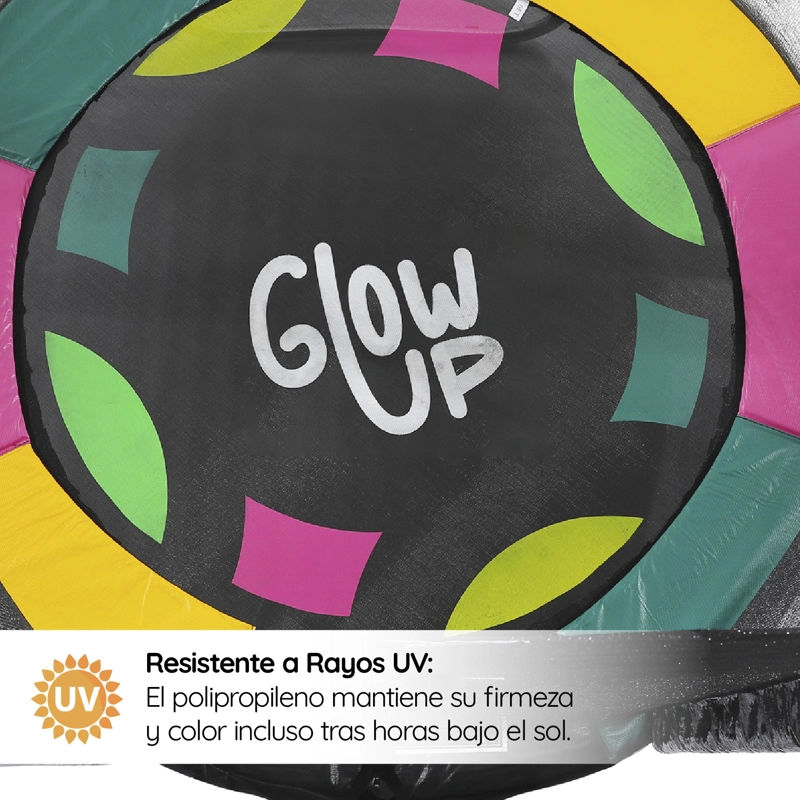 CAMA ELÁSTICA GLOWUP 2,44 MT 8FT EDICIÓN EXCLUSIVA R - 7