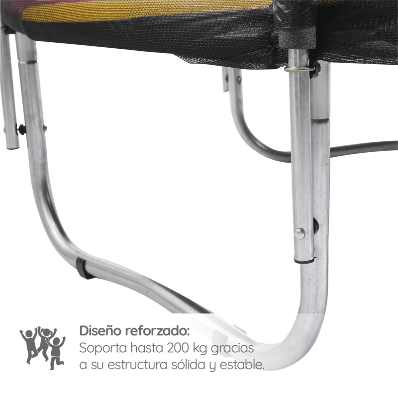 CAMA ELÁSTICA GLOWUP 2,44 MT 8FT EDICIÓN EXCLUSIVA R - 11