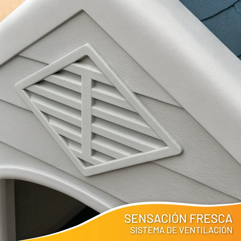 CASA PERROS GATOS PETWOOW 73X66X71 LIL HOUSE GRIS - 4