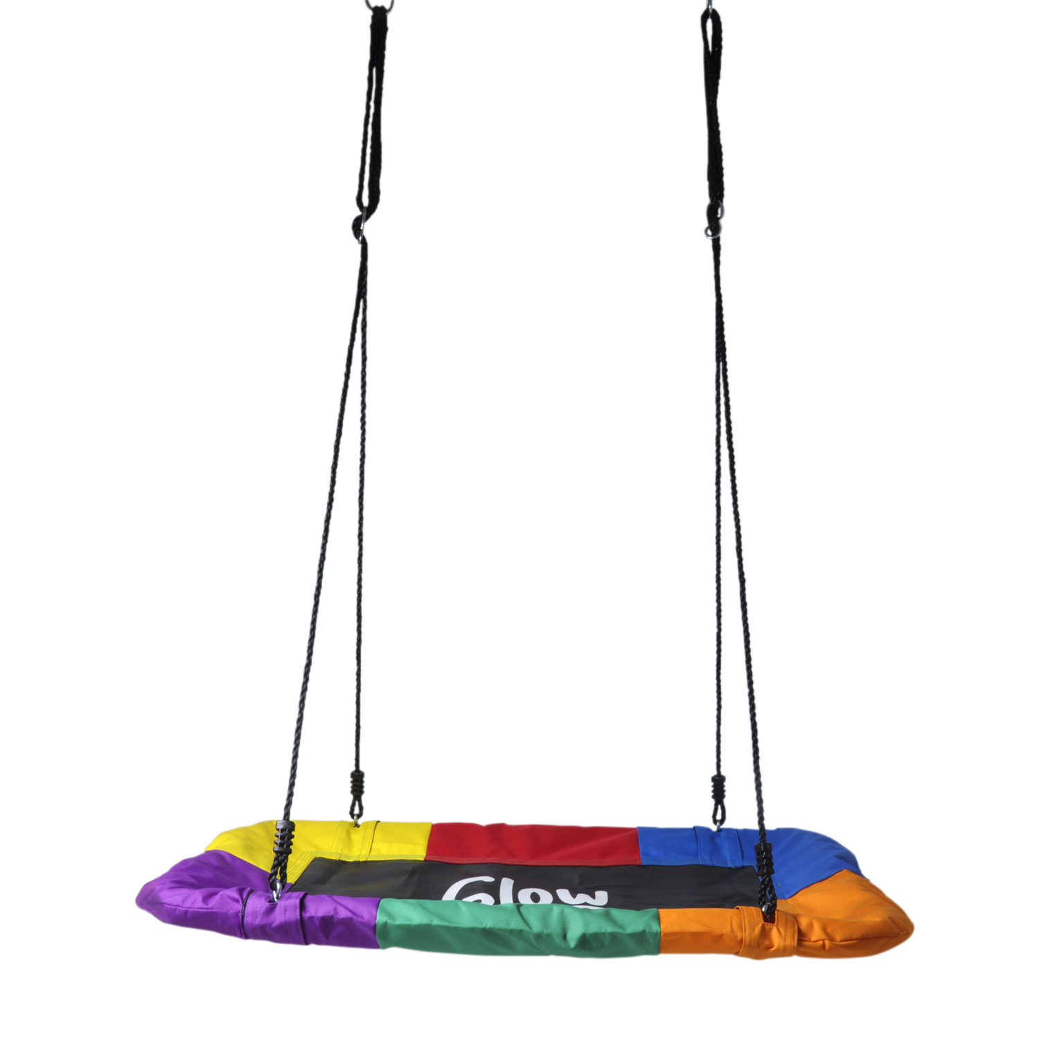 Pack Columpio Hamaca Rectangular + Escalador GlowUp Multicolor - 5