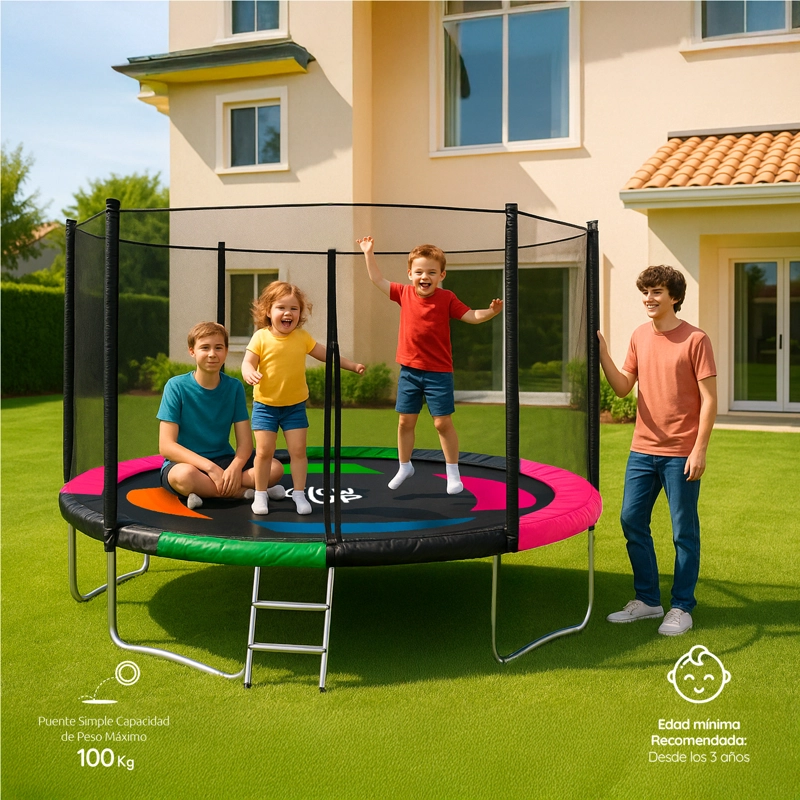 CAMA ELÁSTICA 3,05 MT 10FT EDICIÓN EXCLUSIVA P GLOWUP - 10