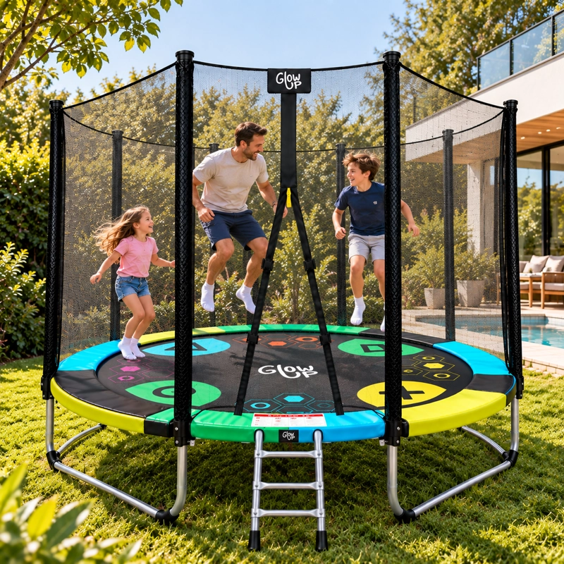 CAMA ELÁSTICA 3,05 MT 10FT EDICIÓN GAMER EXCLUSIVA F GLOWUP - 2