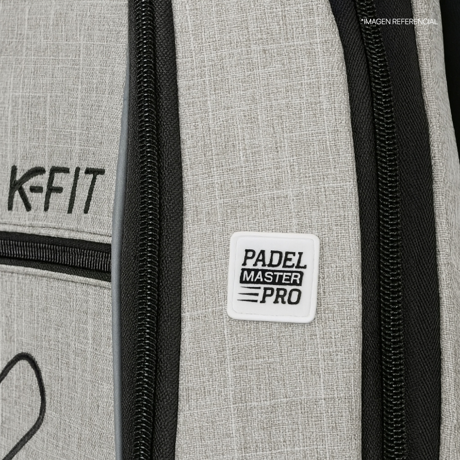 MOCHILA K-FIT R6321 GRIS BOLSO DE PADEL KANU - 7