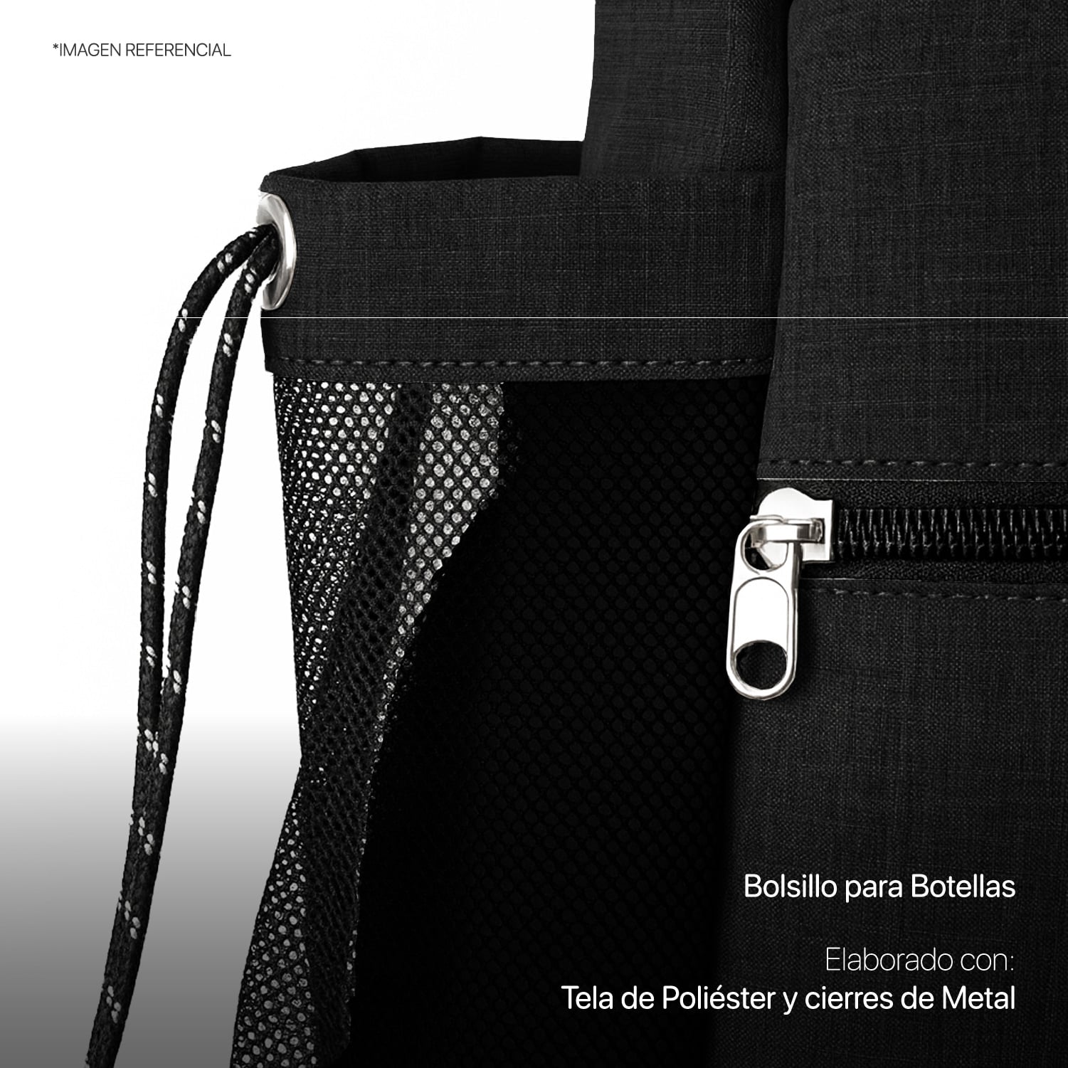 MOCHILA K-FIT R6322 NEGRO BOLSO DE PADEL KANU - 5