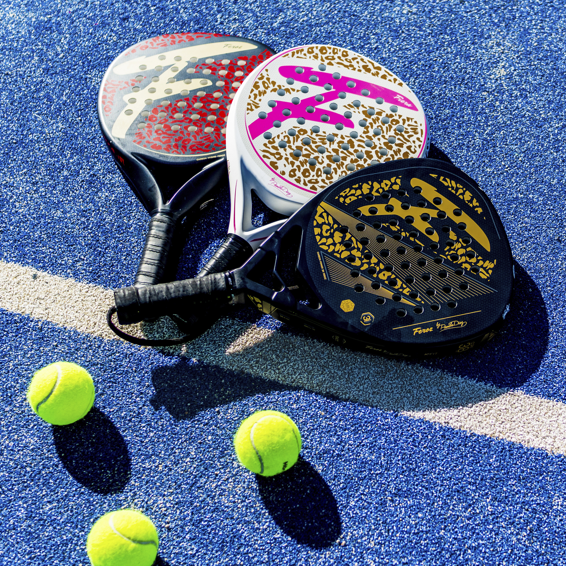 PALA PADEL K-FIT FIBRA DE CARBONO CARBON FEROZ - 9
