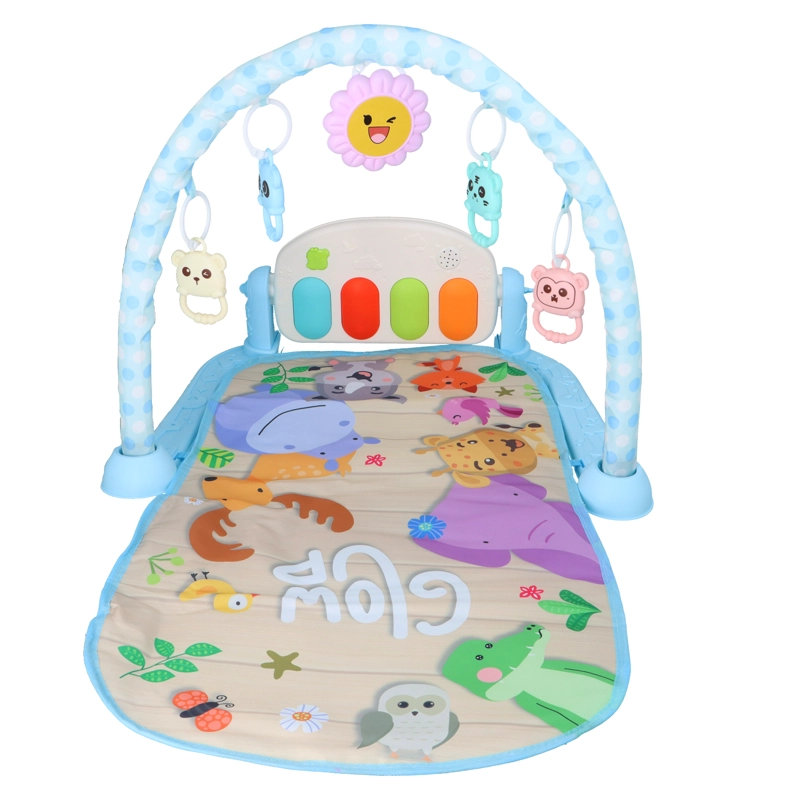 GIMNASIO PARA BEBES GLOWUP R6565 CELESTE CON PIANO - 7