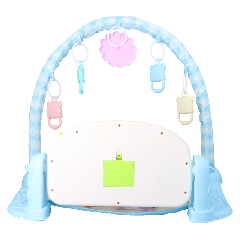 GIMNASIO PARA BEBES GLOWUP R6565 CELESTE CON PIANO - 8