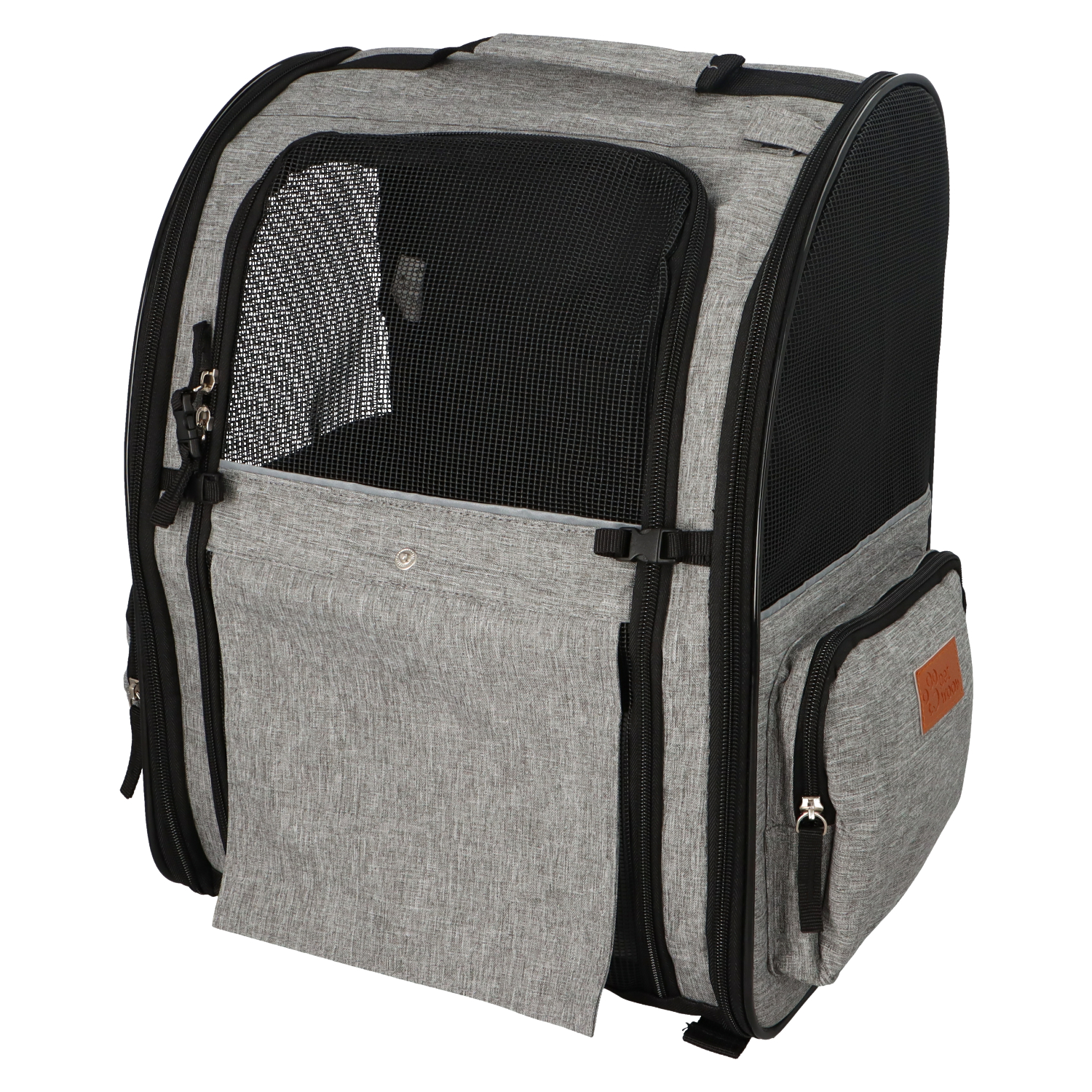 MOCHILA TRANSPORTADORA PERROS LUCY 32X29X42 PETWOOW - 3