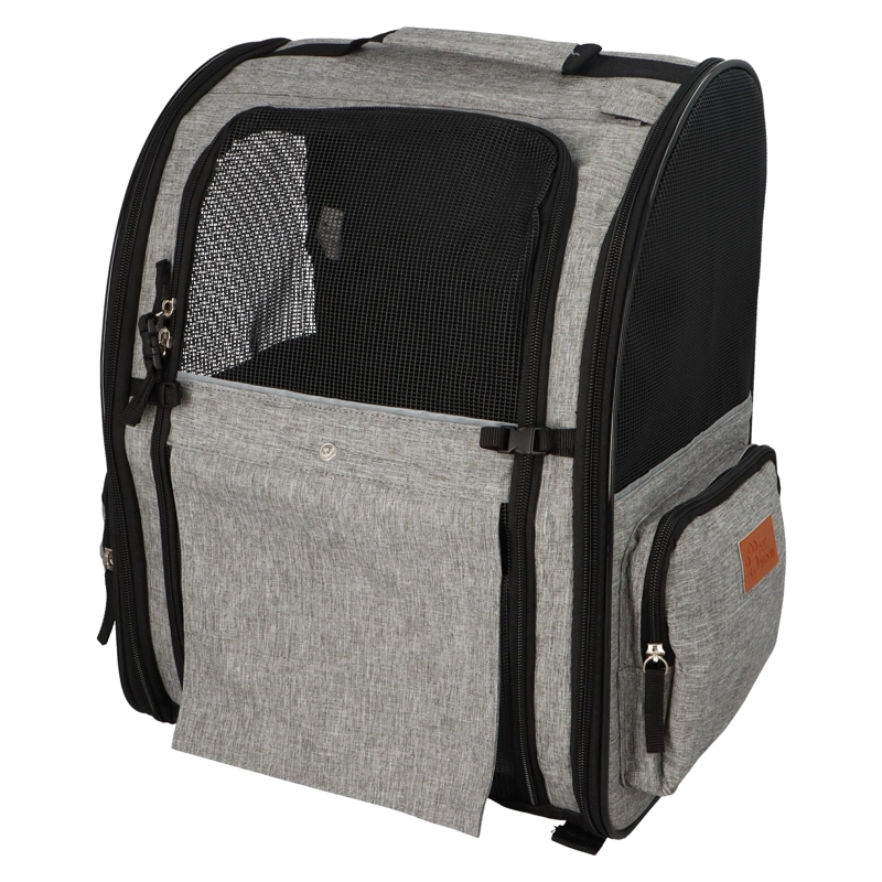 MOCHILA TRANSPORTADORA MASCOTAS PLEGABLE LUCY 42X64X32 PETWOOW - 7