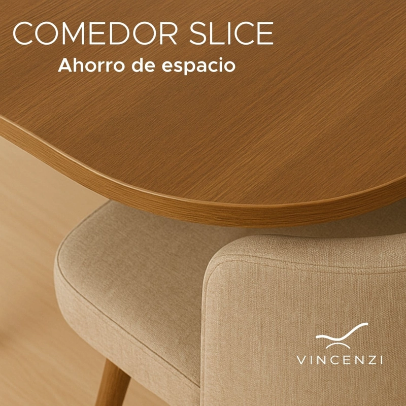 JUEGO DE COMEDOR VINCENZI CAFÉ - 4