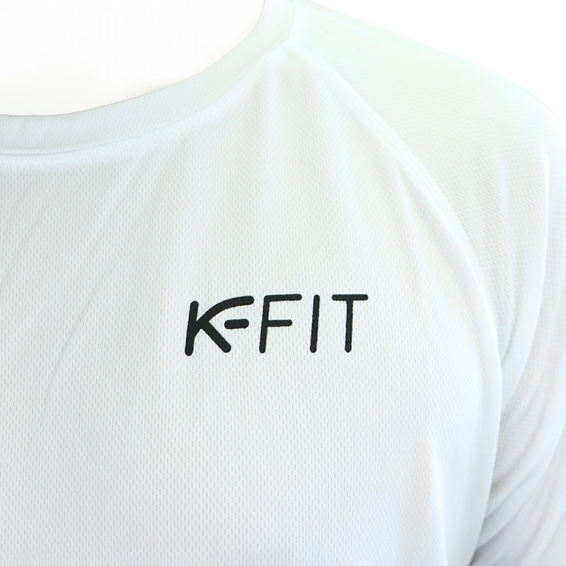 POLERA PADEL UNISEX K-FIT R6592 BLANCA TALLA S - 5