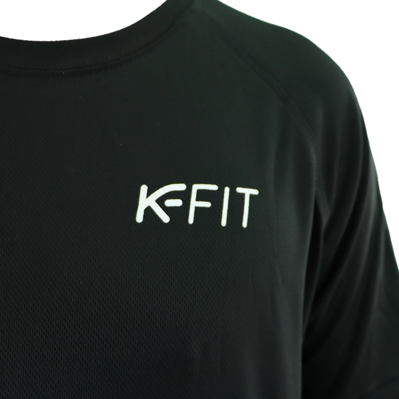 POLERA PADEL UNISEX K-FIT R6589 NEGRA TALLA M - 5