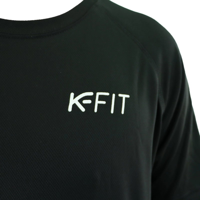 POLERA PADEL UNISEX K-FIT R6588 NEGRA TALLA S - 5