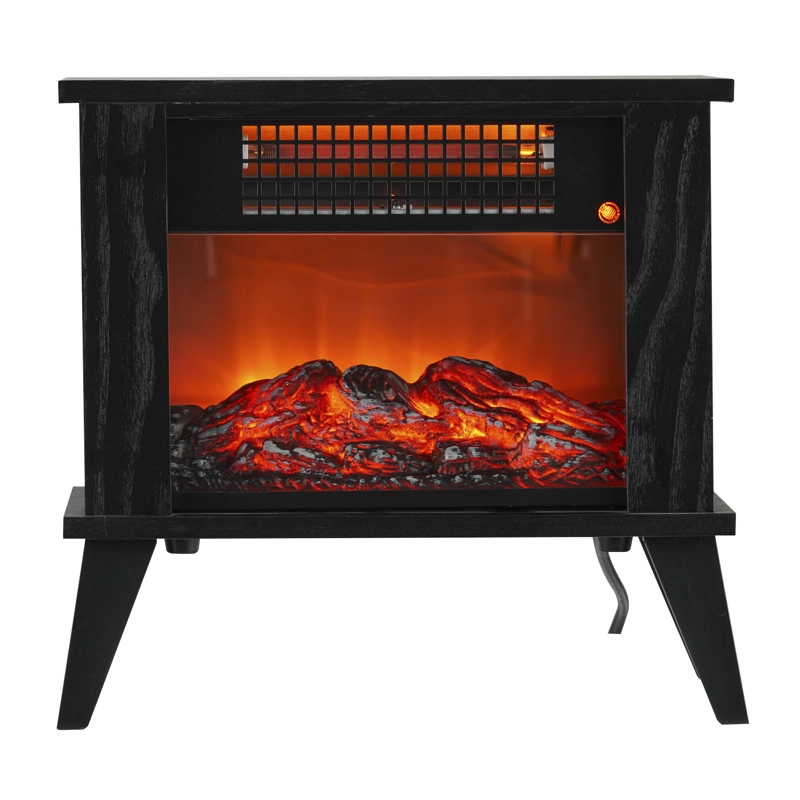 CHIMENEA ELÉCTRICA ESTUFA 1000W BFRESH NEGRA - 11