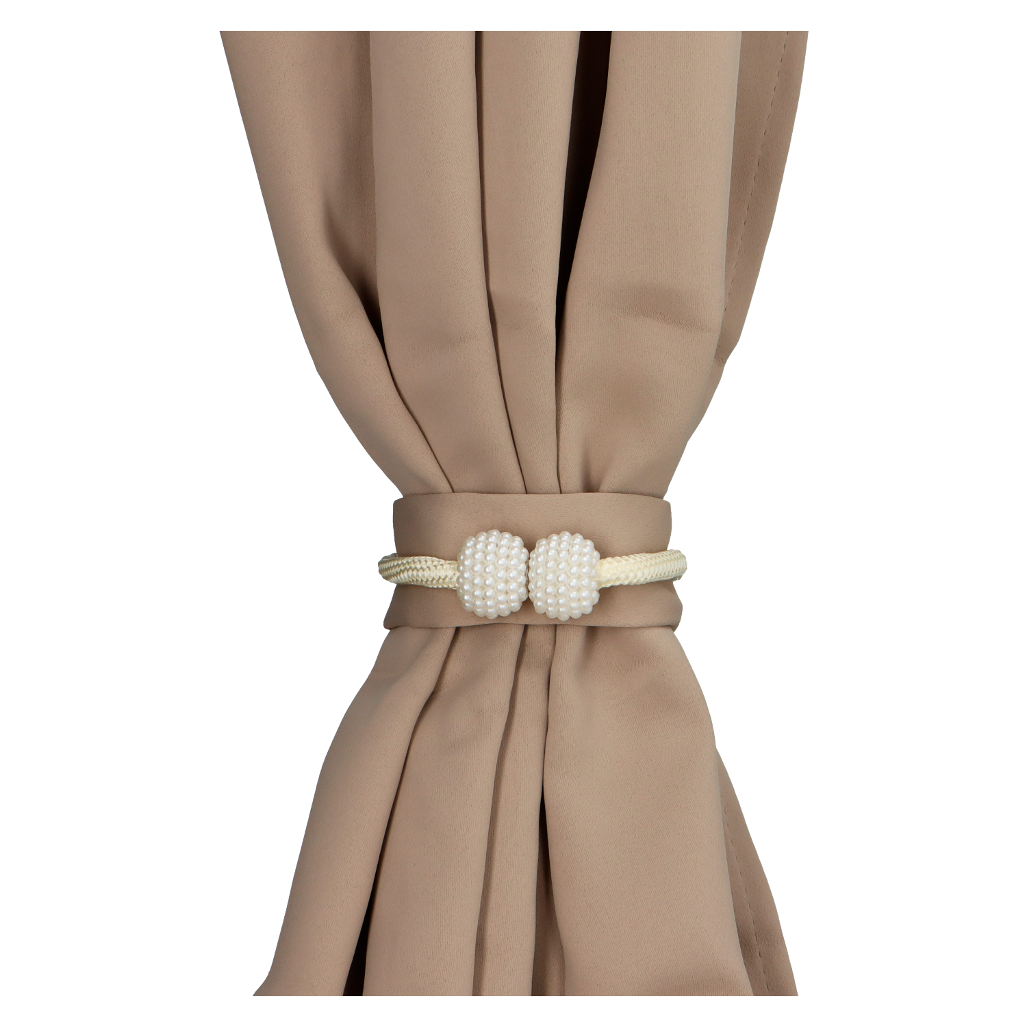 PACK CORTINA DE TELA BLACKOUT + VELO VINCENZI 140X220 BEIGE - 6