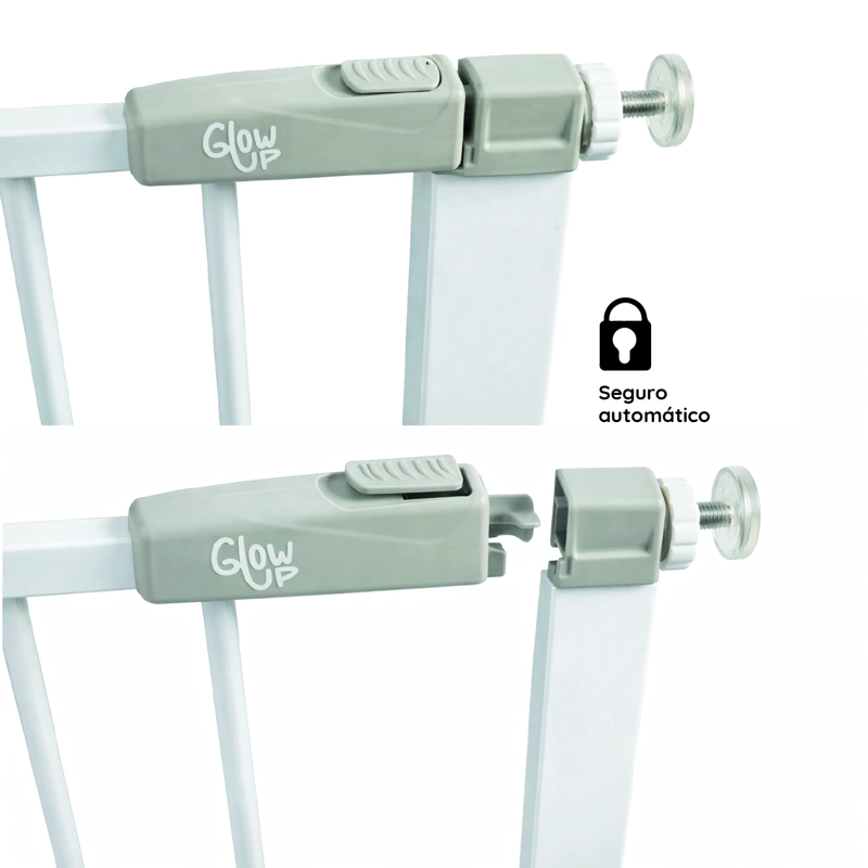 REJA SEGURIDAD GLOWUP R6747 BLANCO ESCALERA PUERTA BEBÉS Y MASCOTAS - 4