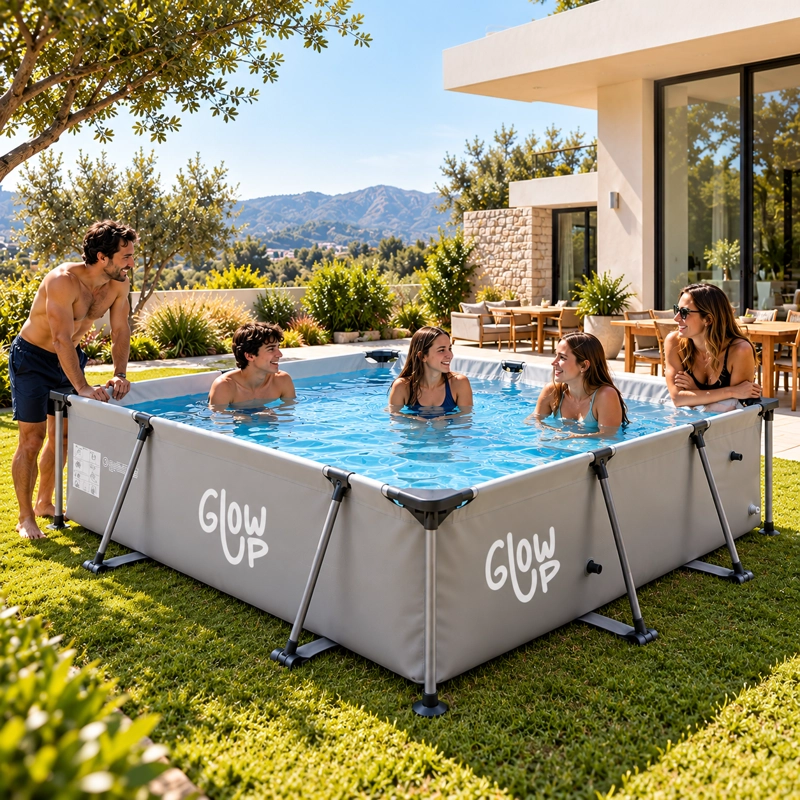 PISCINA ESTRUCTURAL GLOWUP 3700 L RECTANGULAR 2X3M - 3